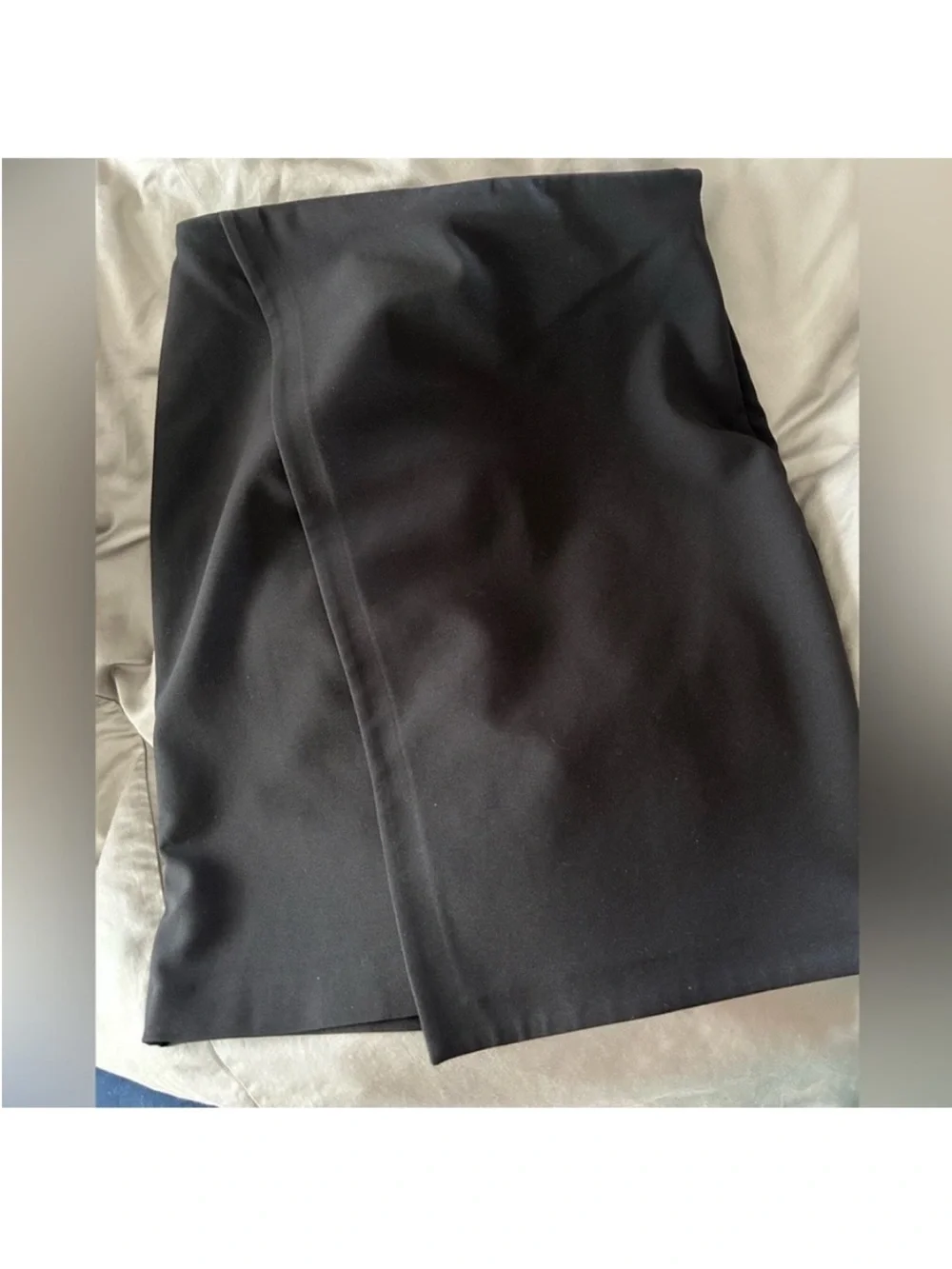 Express Black Asymmetric Pencil Skirt